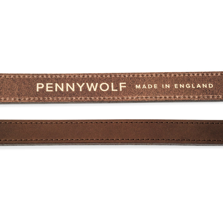 Brown Leather Dog Leads